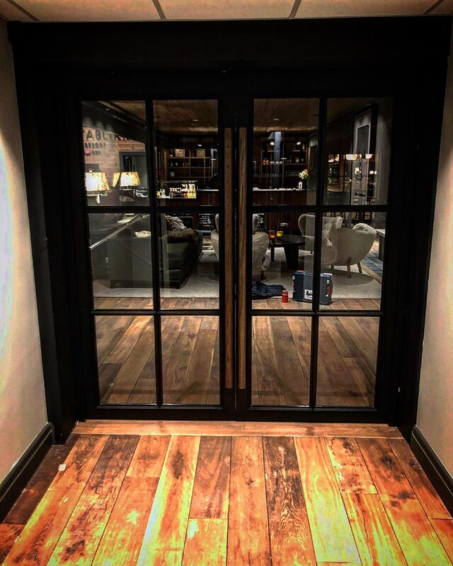 new doors from hotel rooms to lobby